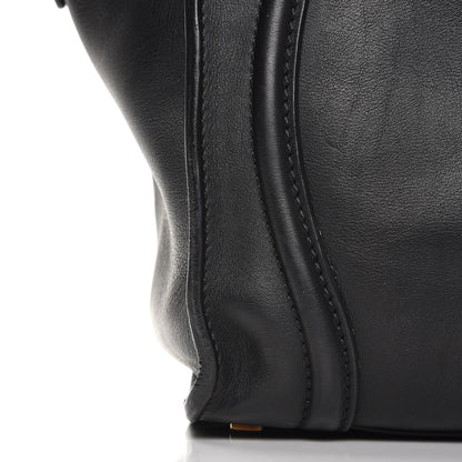 Celine Smooth Calfskin Mini Luggage Black 9 of 9