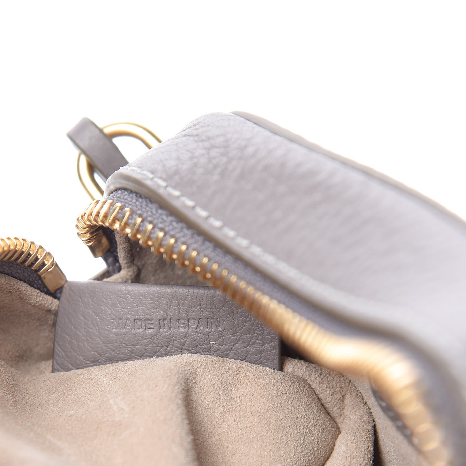 Chloe Calfskin Mini Marcie Crossbody Bag Cashmere Grey 9 of 12