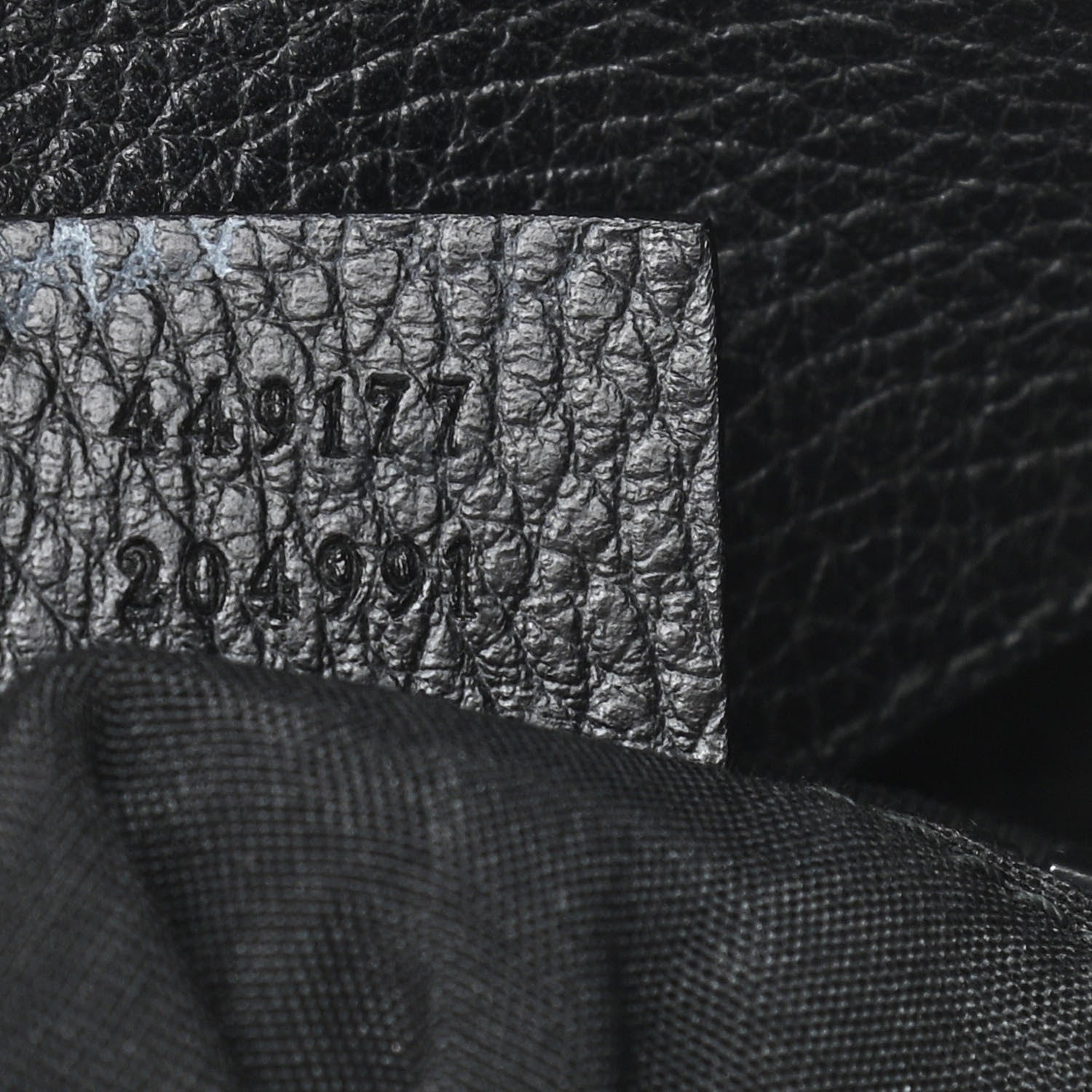 Gucci Nylon Monogram Vertical Tote Black 7 of 10