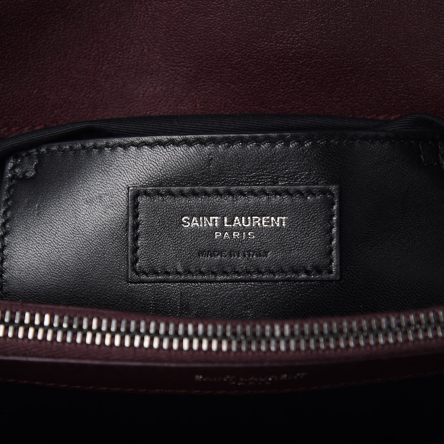 Calfskin Mixed Matelasse Triquilt Large Monogram Envelope Satchel Bordeaux