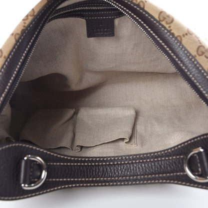 Gucci Monogram Medium Icon Bit Hobo Dark Brown 6 of 11