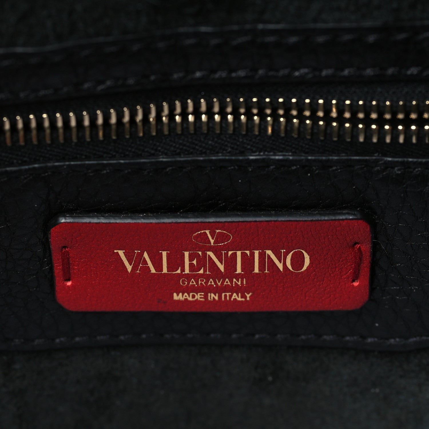 Valentino Garavani Grained Calfskin Small Rockstud Shoulder Tote Black 5 of 8