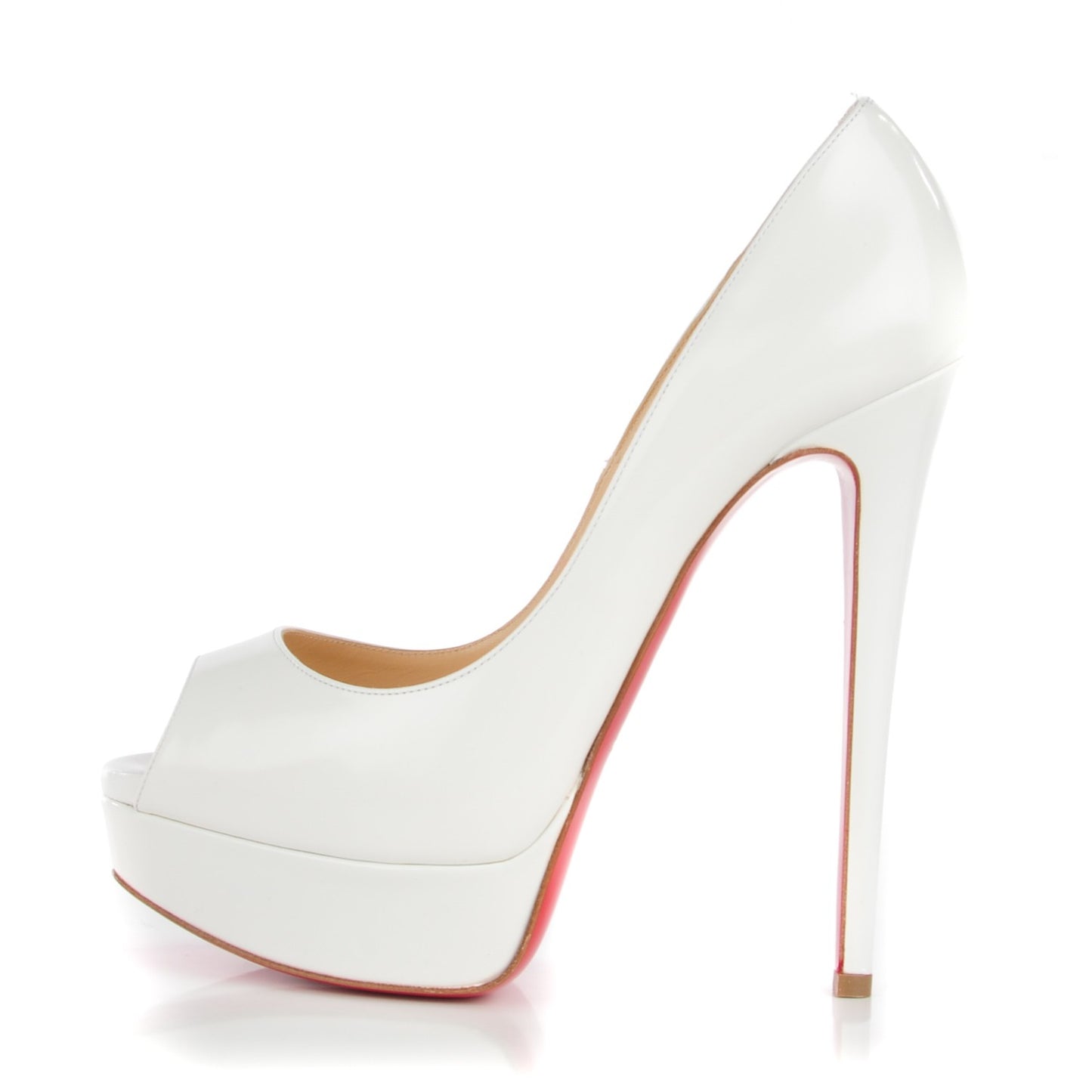 Jazz Calf Lady Peep 150 Pumps 37.5 White