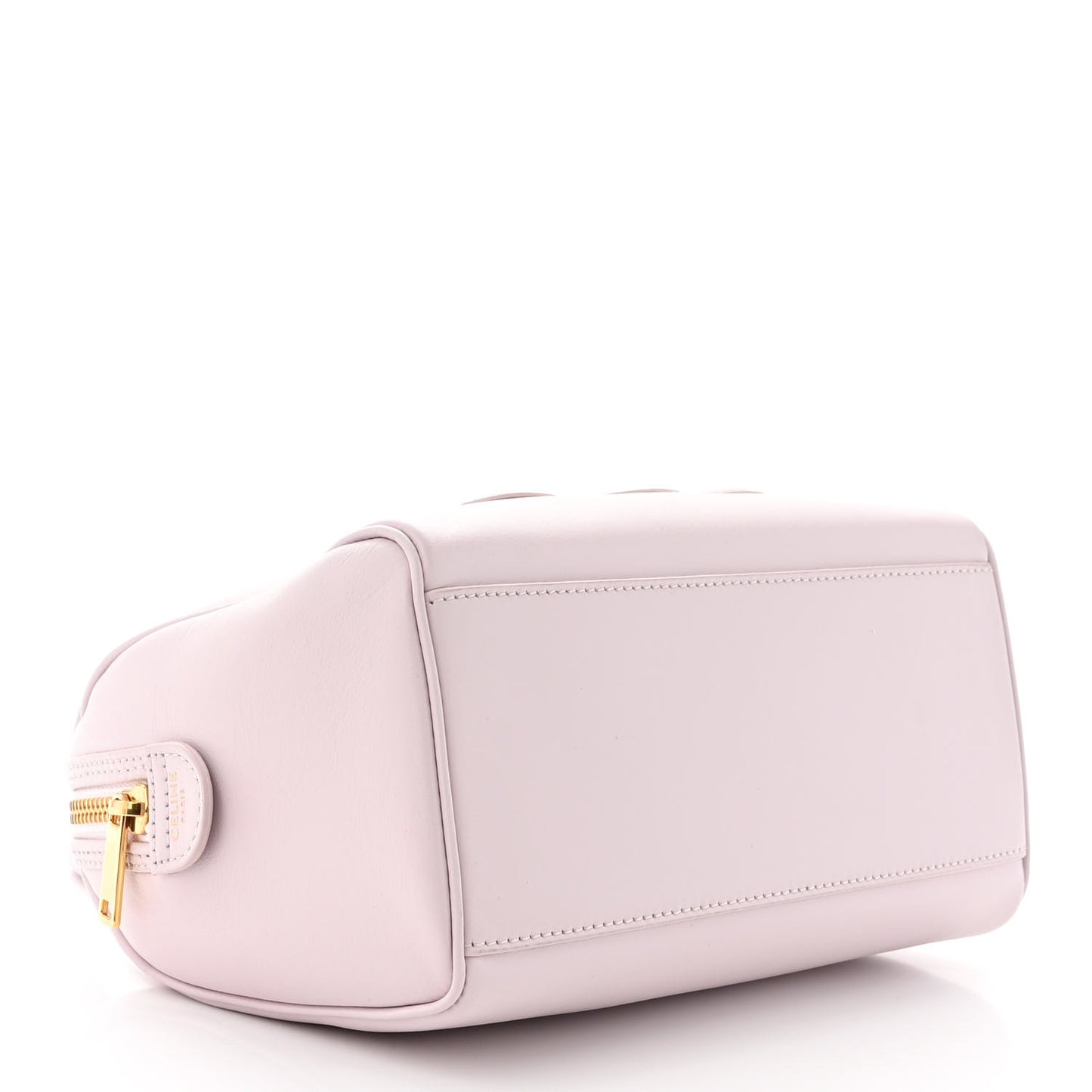Smooth Calfskin Triomphe Small Boston Bag Poudre