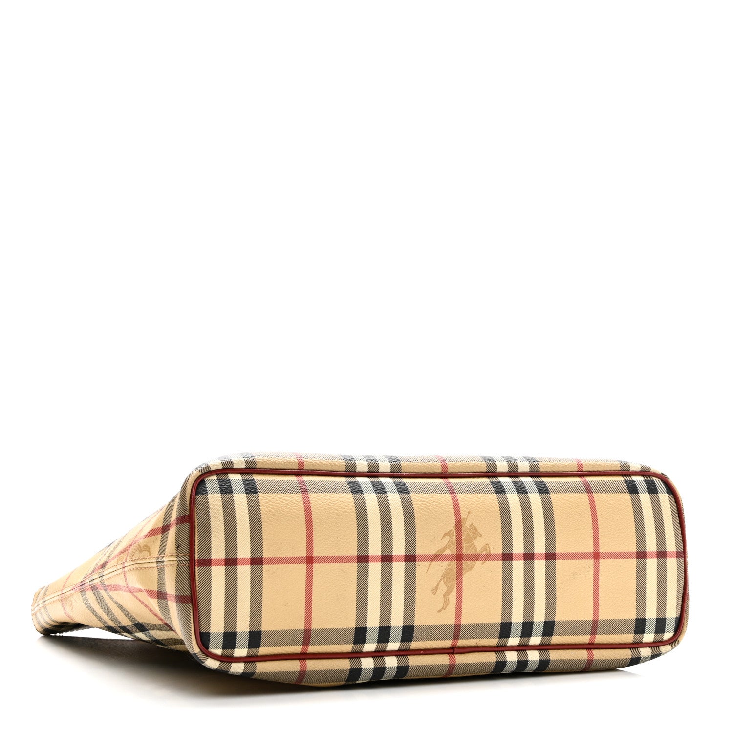 Burberry Haymarket Check Medium Tote Red 3 of 10