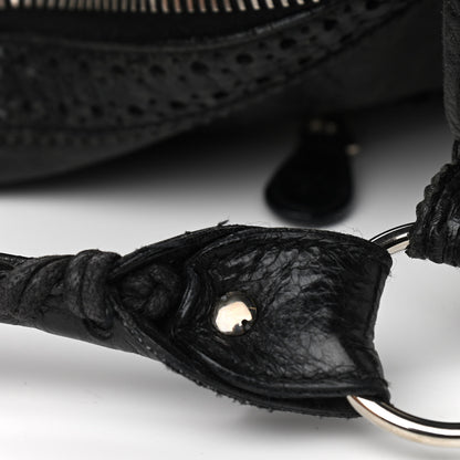 Balenciaga Agneau Giant Brogues Hardware Day Hobo Black 14 of 19