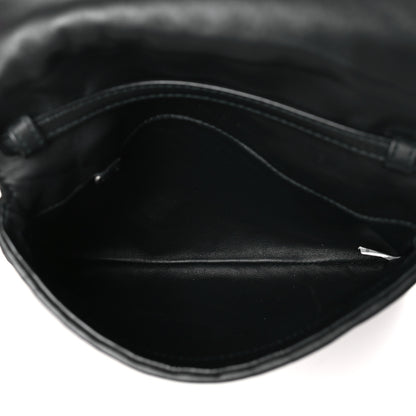 Bottega Veneta Nappa Mini Intrecciato Flap Crossbody Bag Black 5 of 9