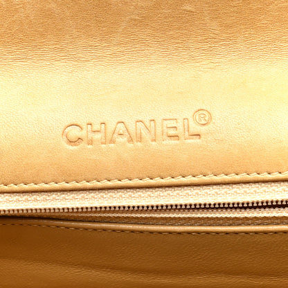 Chanel Lambskin Square Double Stitch Flap Beige 6 of 10
