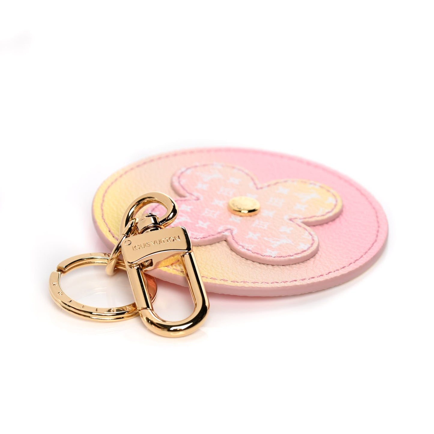 Monogram By The Pool Illustre Bag Charm Key Holder Light Pink