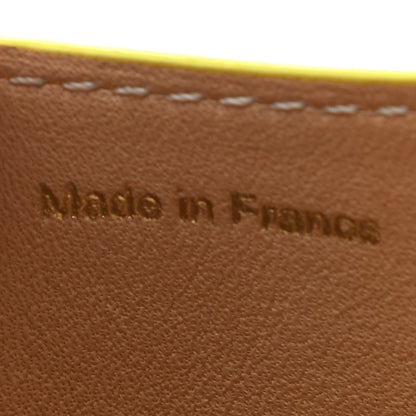 Delvaux Patent Calfskin Mini Brillant Bag Charm Yellow 5 of 5