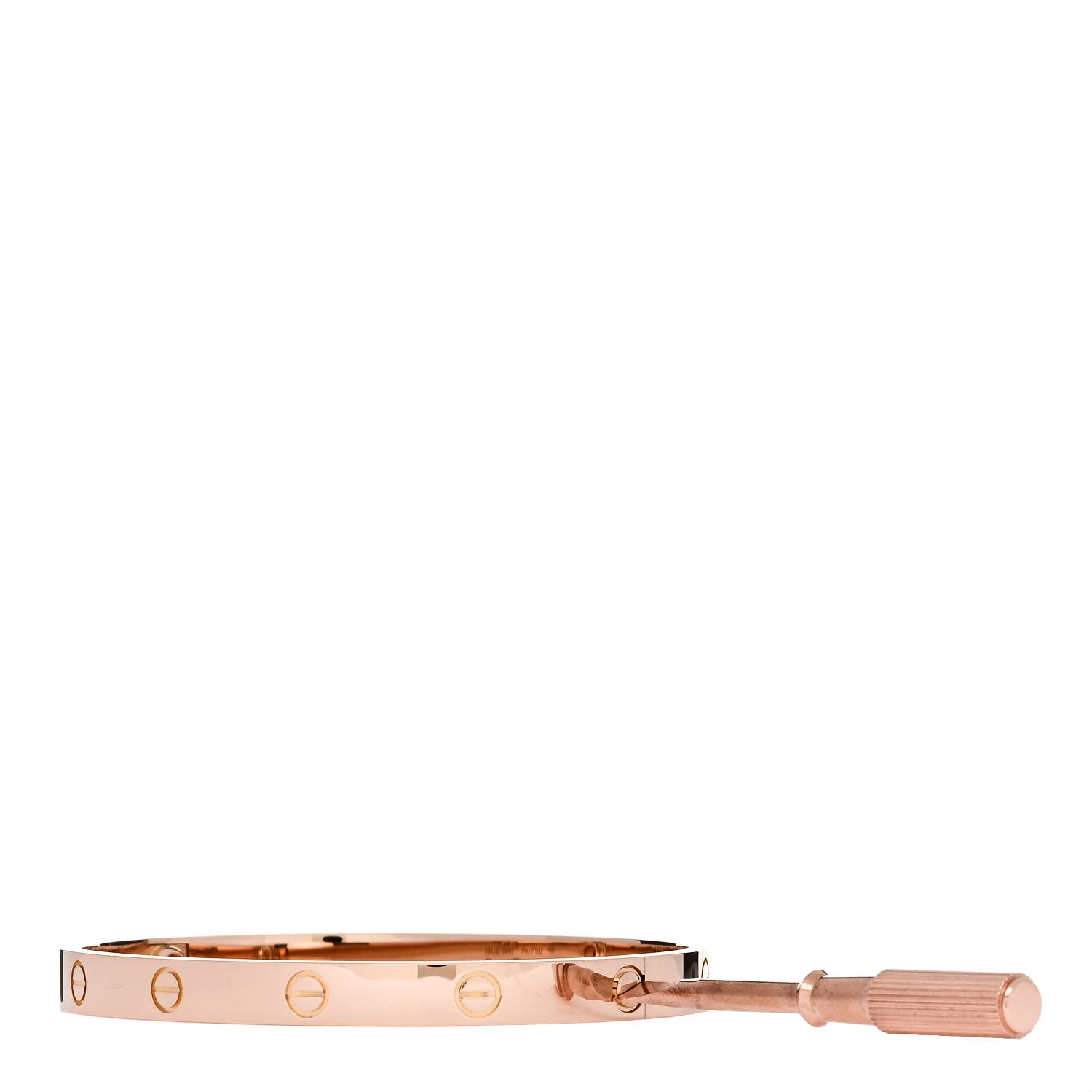 Cartier 18K Pink Gold LOVE Bracelet 19 3 of 7