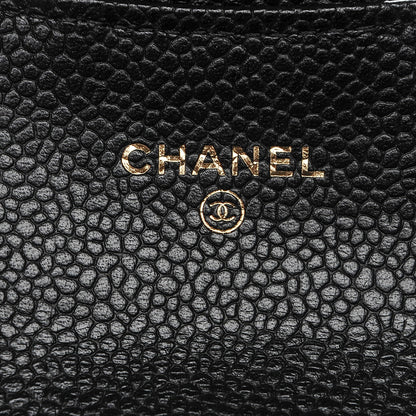 Chanel Caviar Quilted Flap Card Holder Black 6 of 7