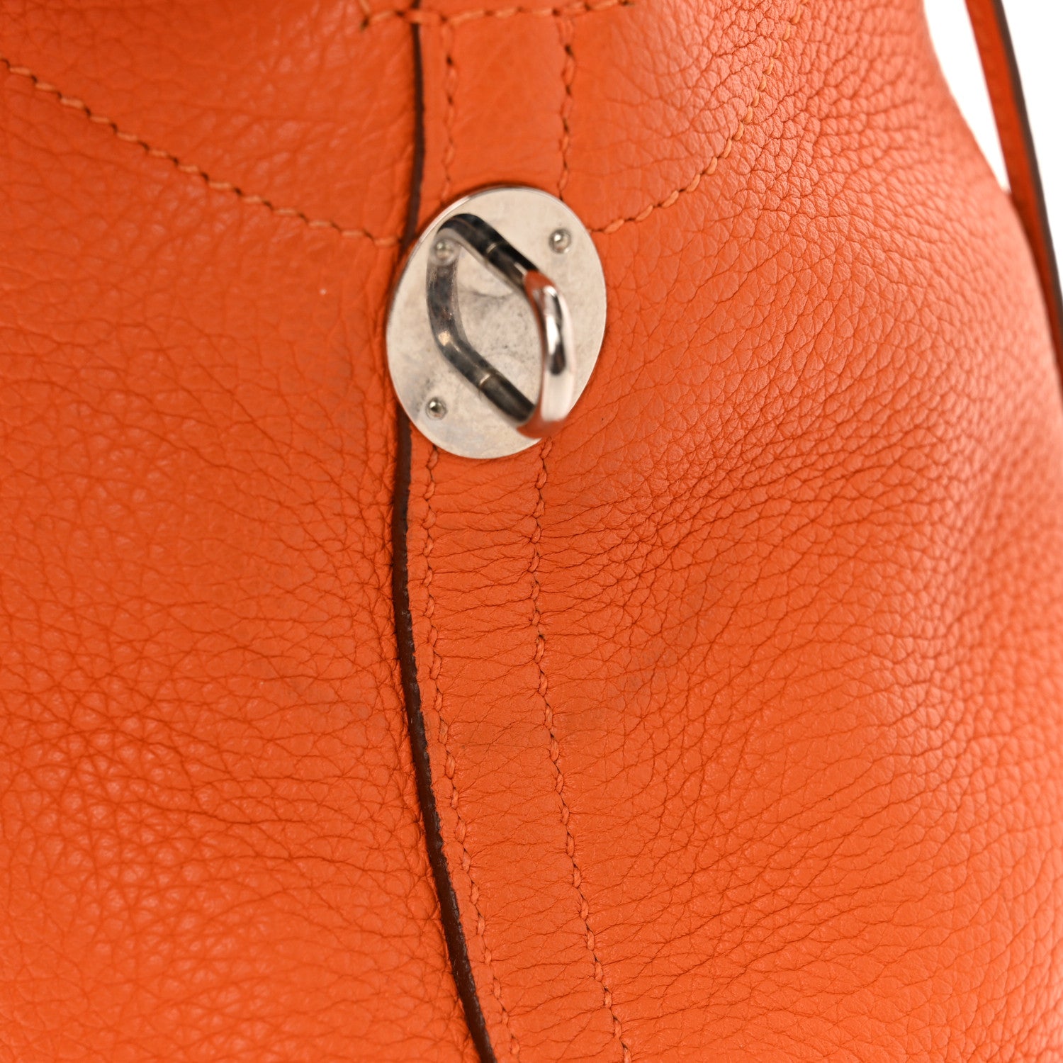 Hermes Taurillon Clemence Bolide 31 Orange 18 of 21