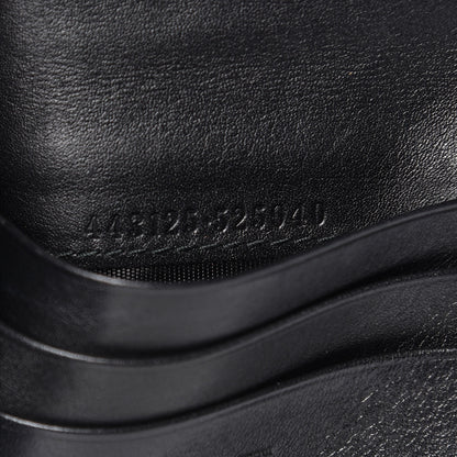 Gucci Calfskin Matelasse GG Marmont Card Case Black 6 of 7