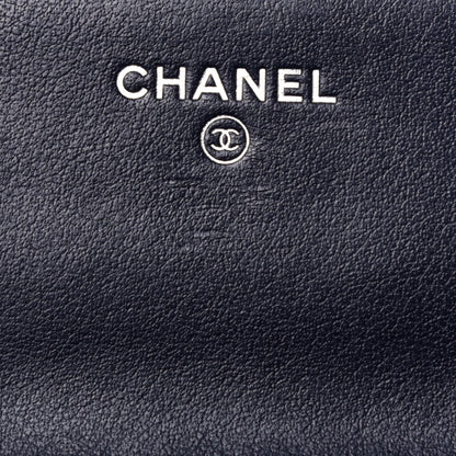 Chanel Aged Calfskin Quilted Reissue Wallet On Chain WOC Navy 6 of 9