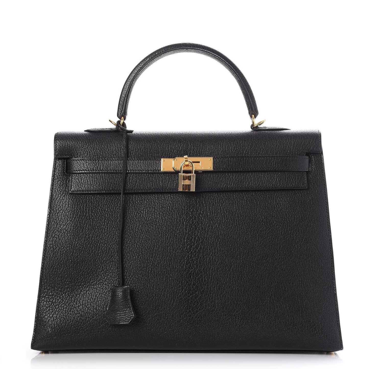 Chevre de Coromandel Kelly Sellier 35 Black