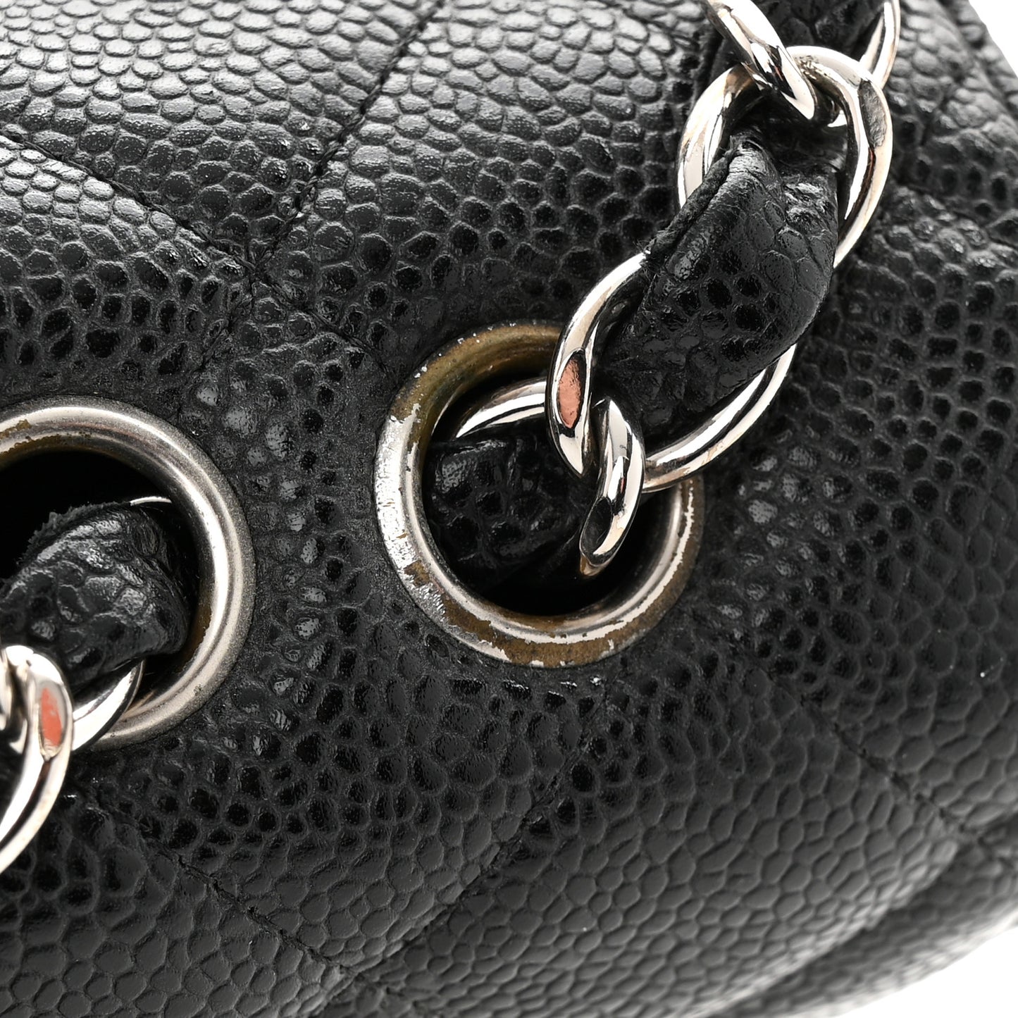 Caviar Quilted Jumbo Single Flap Black
