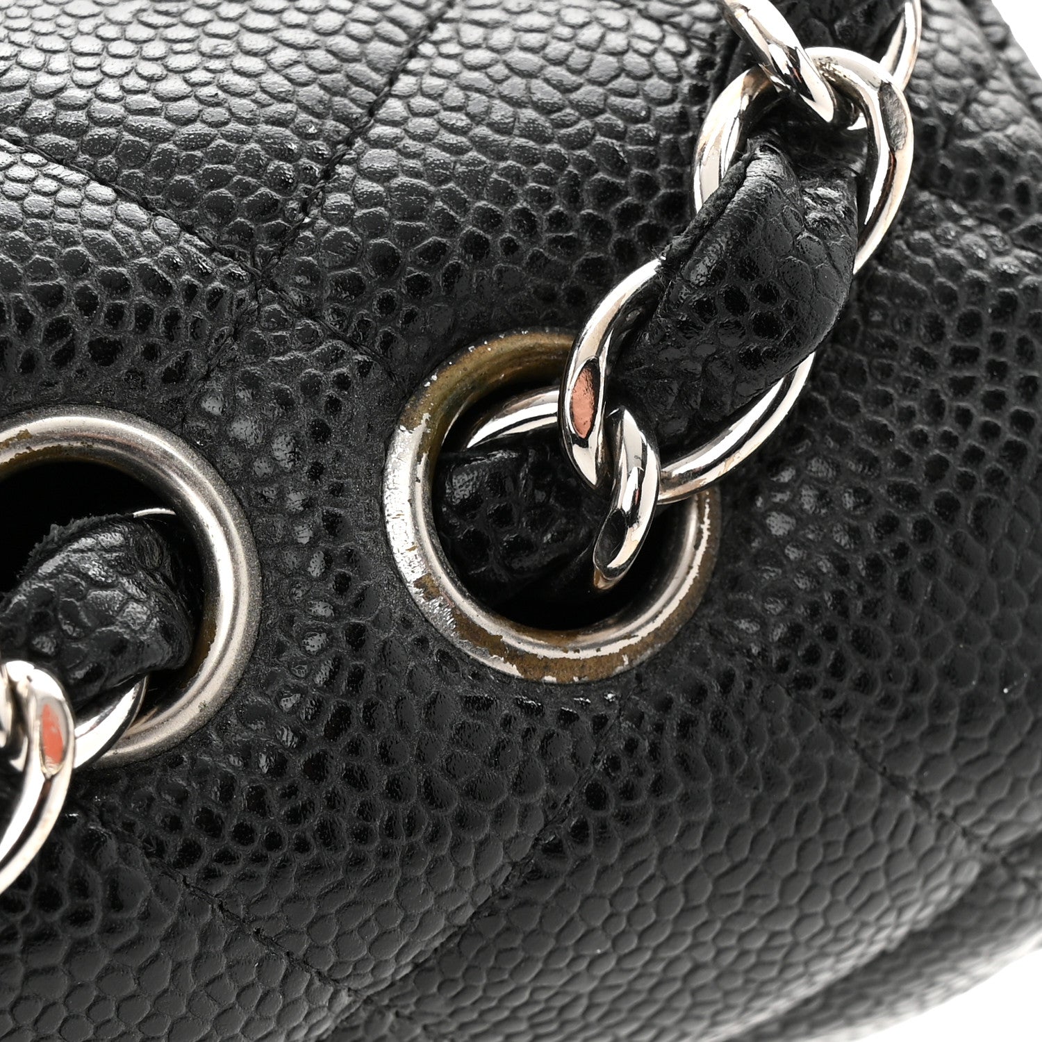 Chanel Caviar Quilted Jumbo Single Flap Black 12 of 15
