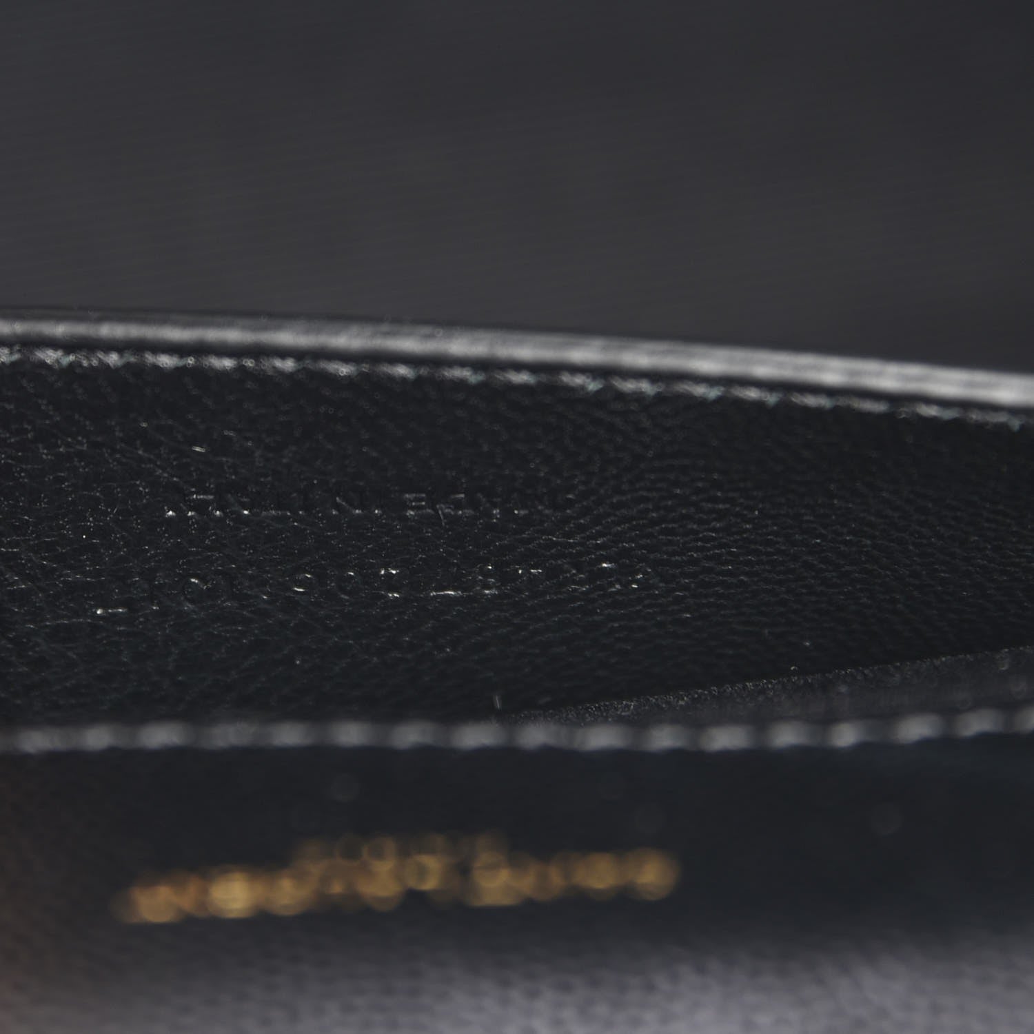 Saint Laurent Grain De Poudre Matelasse Chevron Medium Monogram Satchel Black 7 of 7