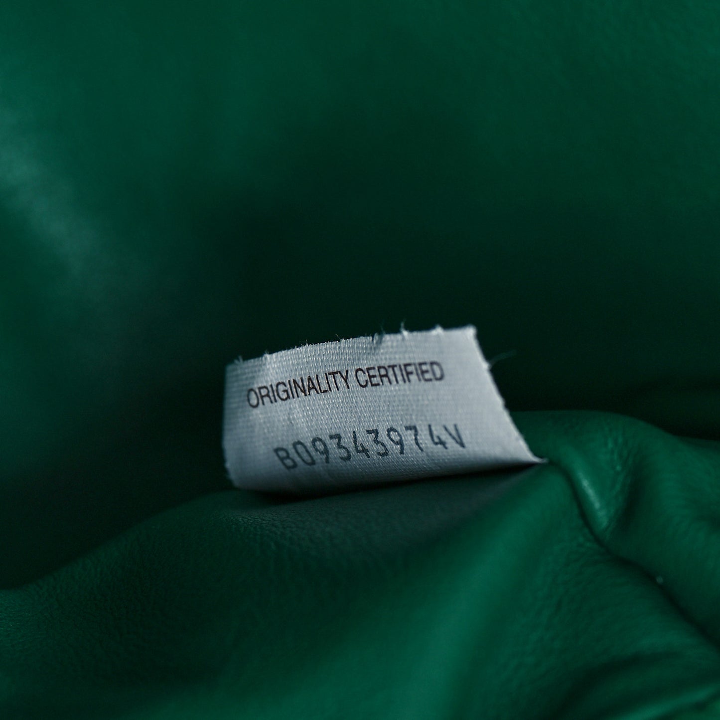 Nappa Intrecciato Small Bulb Racing Green