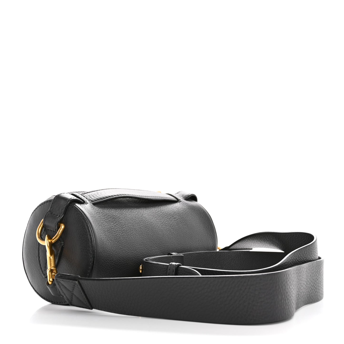 Calfskin The Barrel Bag Charcoal Grey