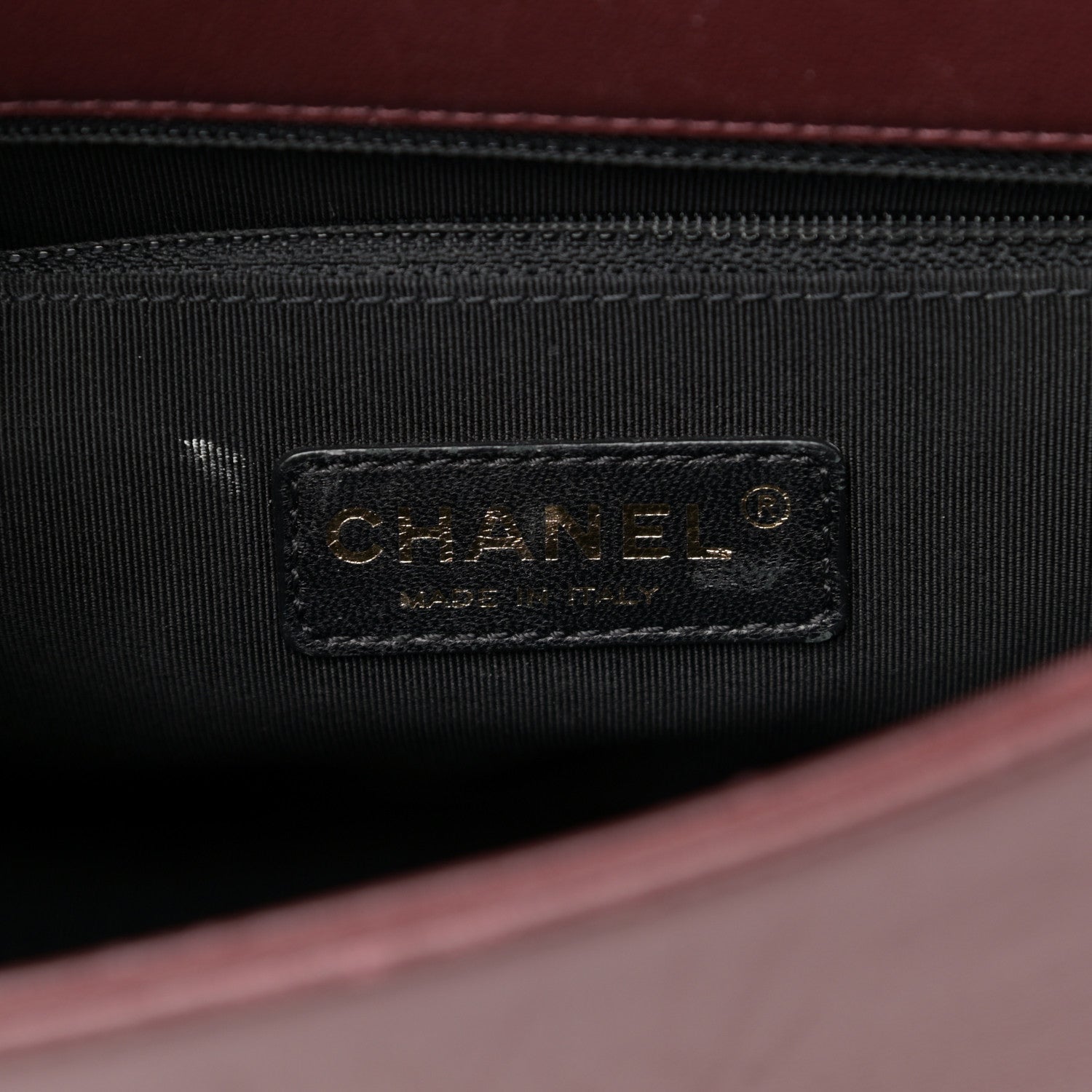 Chanel Sheepskin Quilted Vintage Mademoiselle Flap Dark Red 6 of 20