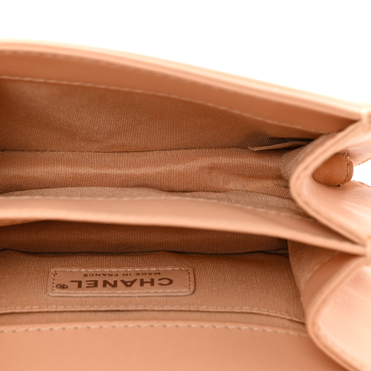 Chanel Calfskin Medium Braided Chic Flap Beige 5 of 10