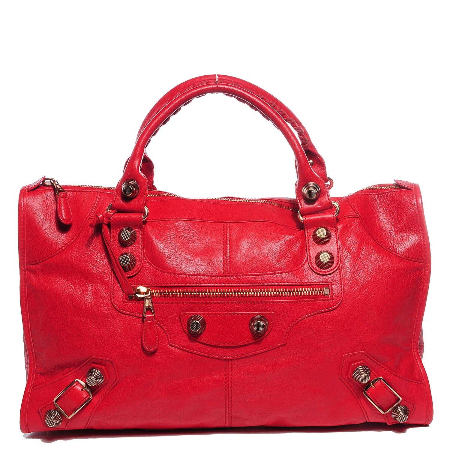 Balenciaga Agneau Giant 21 Rose Gold Hardware Work Coquelicot 1 of 15