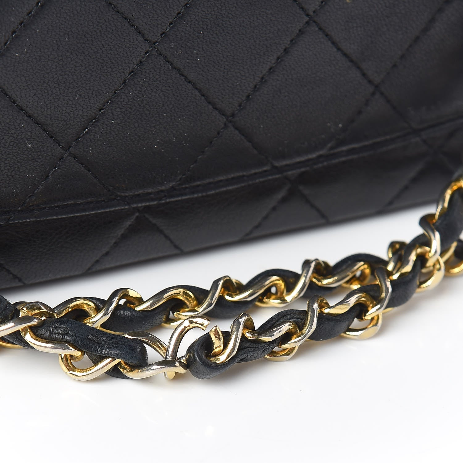 Chanel Lambskin Quilted Medium Single Flap Black 11 of 13