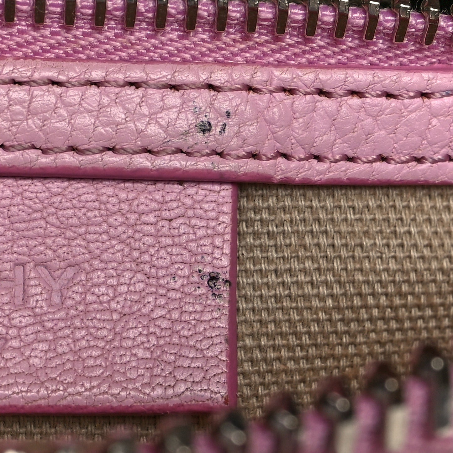 Sugar Goatskin Mini Antigona Bright Pink