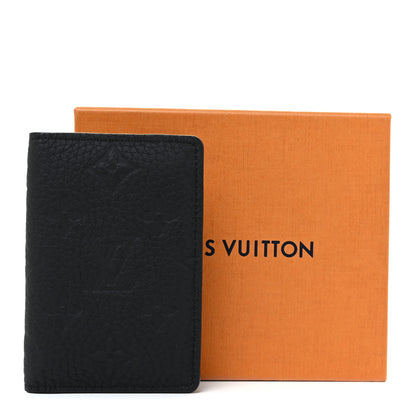 Louis Vuitton Taurillon Monogram Pocket Organizer Black 9 of 9