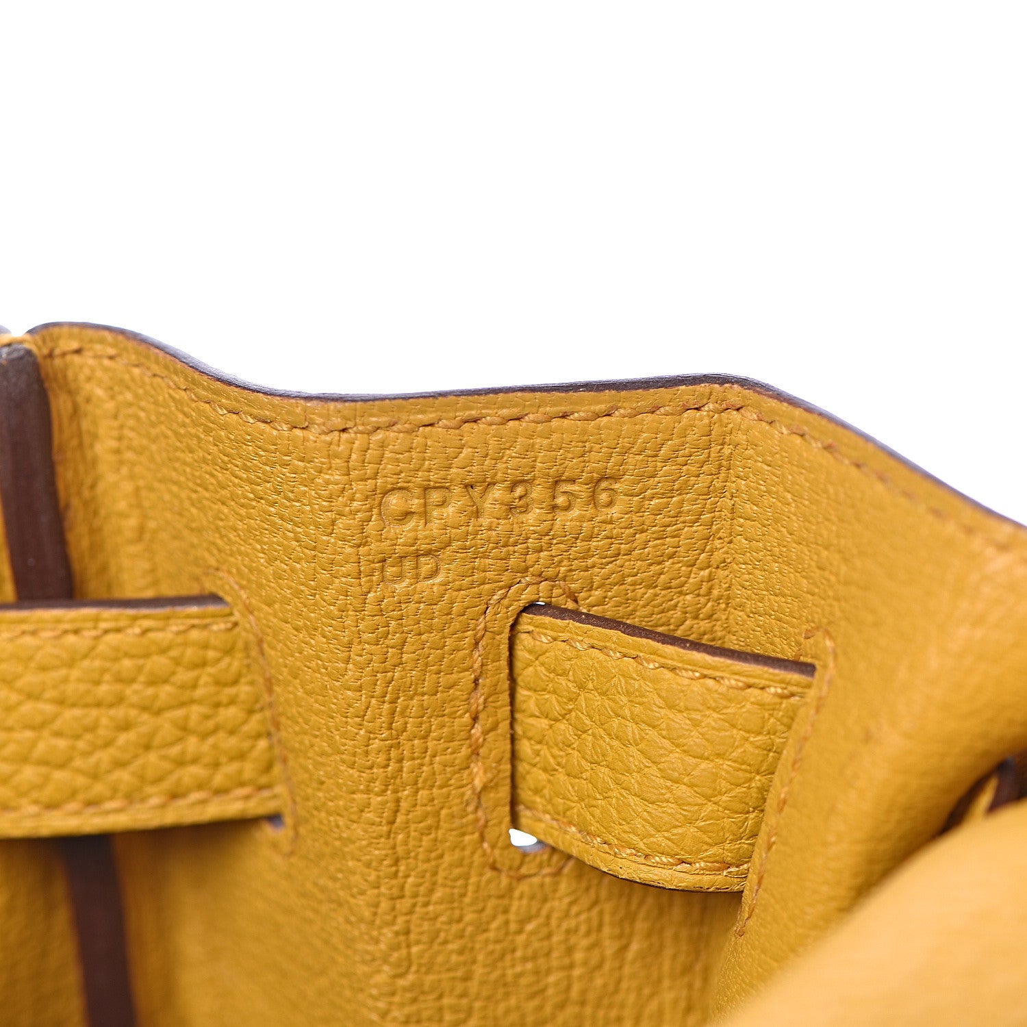 Hermes Togo Kelly Retourne 28 Jaune Ambre 31 of 42