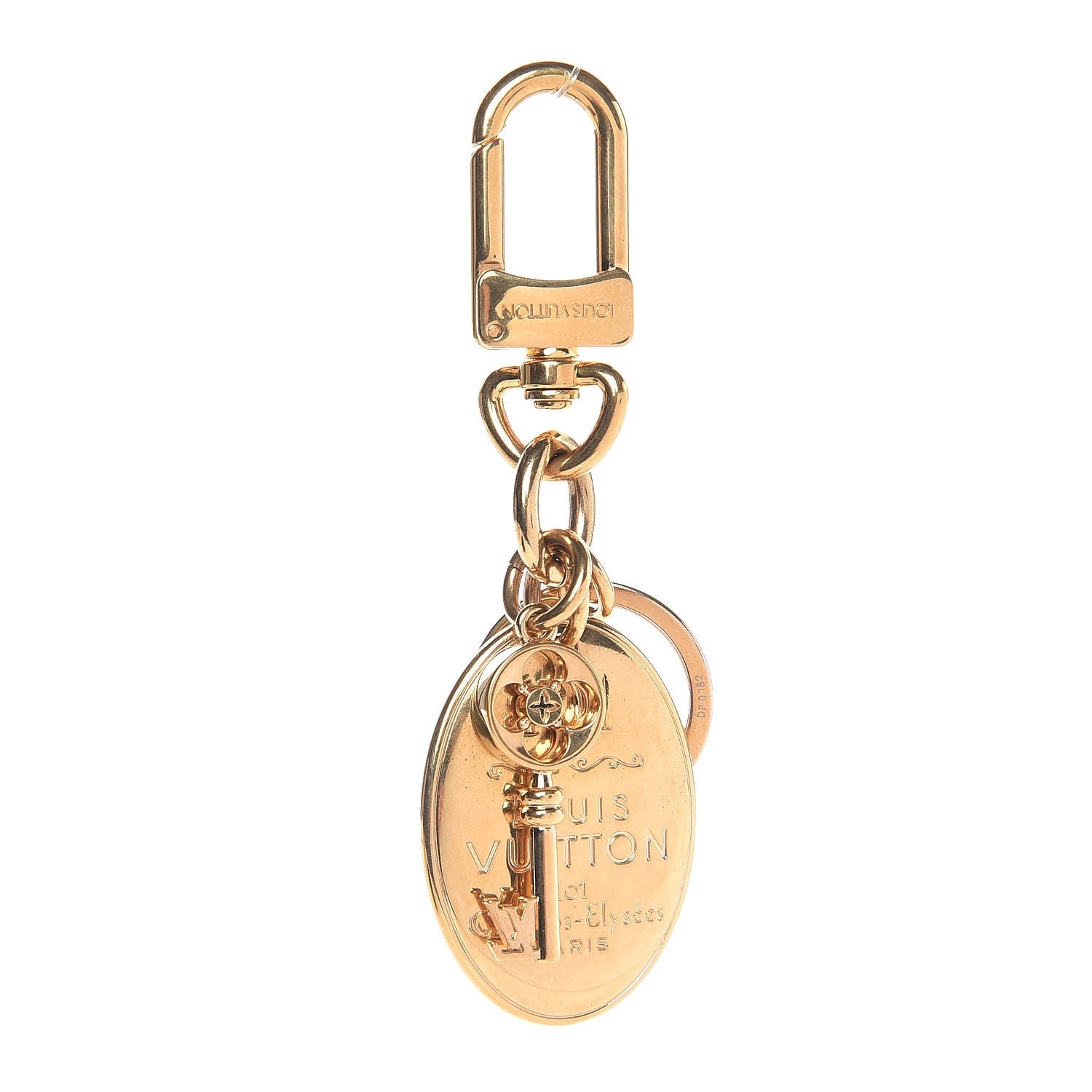 Louis Vuitton 101 Champs Elysees Maizeon Key Charm Gold 1 of 3