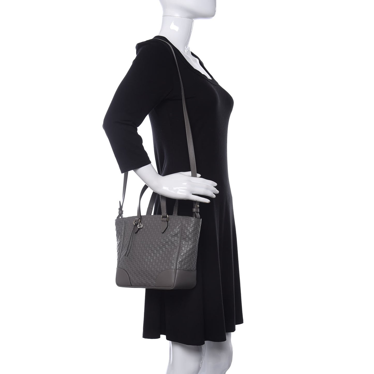 Microguccissima Small Bree Tote Graphite