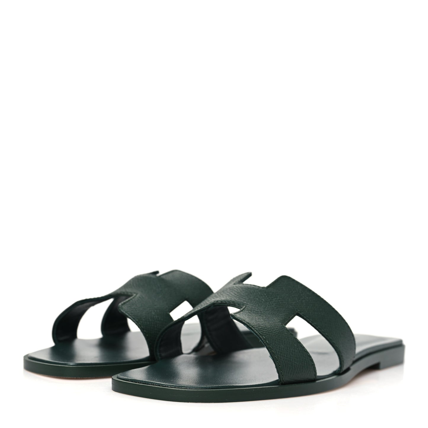 Calfskin Oran Sandals 40 Vert Viride