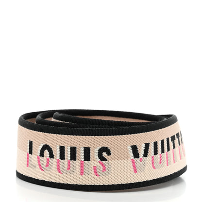 Louis Vuitton Jacquard Speedy Bandouliere 20 Shoulder Strap Black 2 of 3