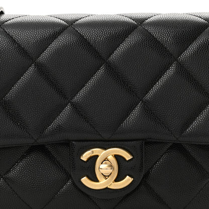 Chanel Caviar Quilted Small Twist Your Buttons Flap Black 8 of 11