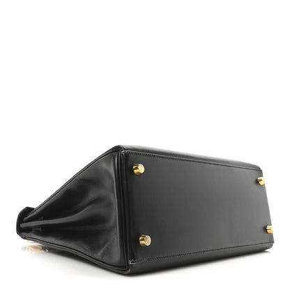 Hermes Box Kelly Retourne 28 Black 4 of 10