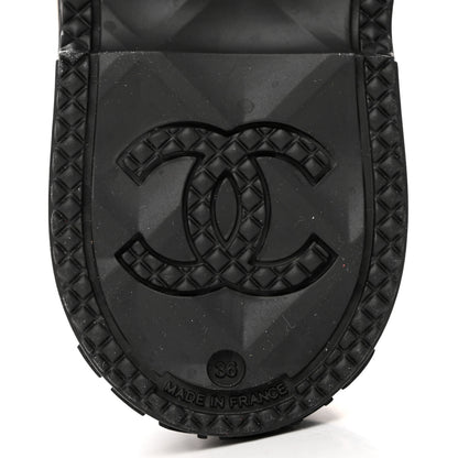 Chanel Caoutchouk CC High Boots 36 Black 8 of 8