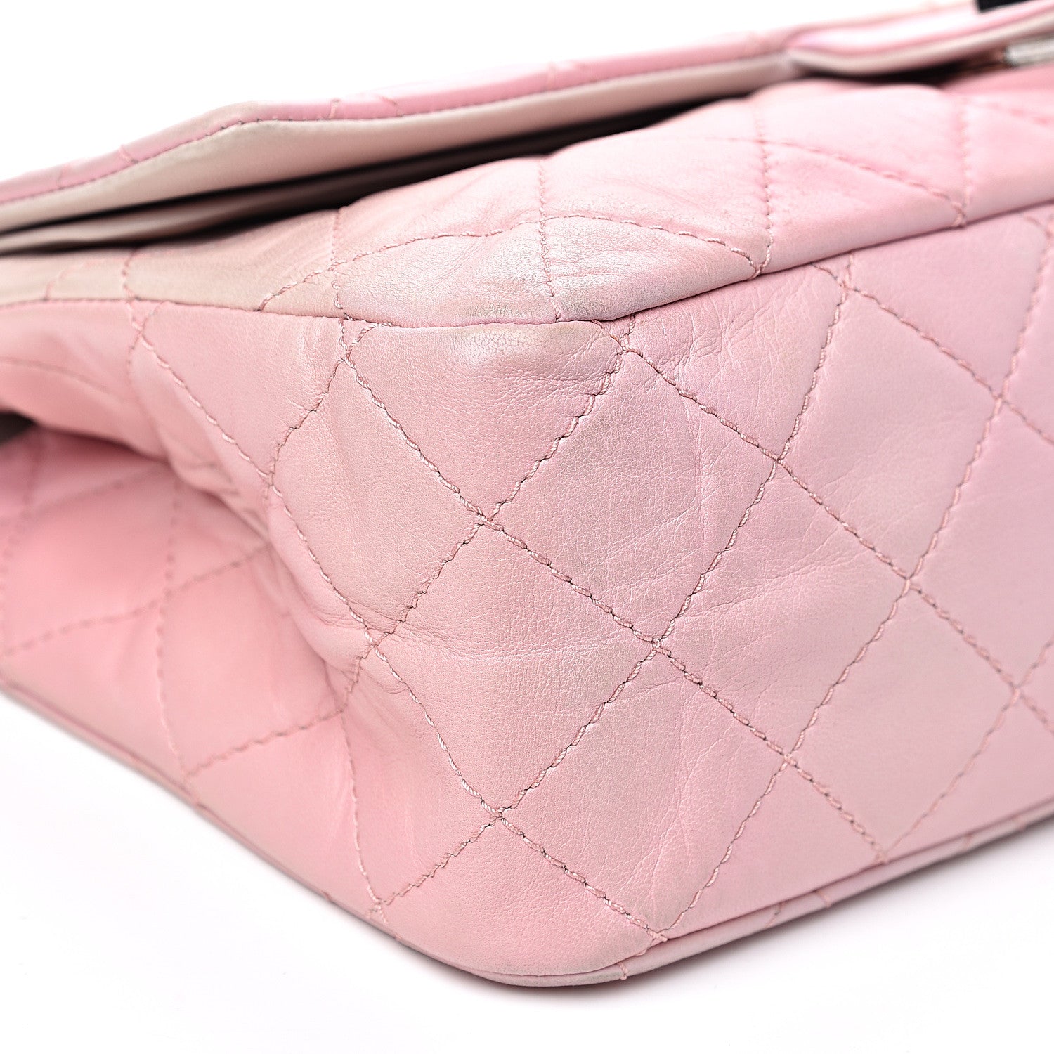 Chanel Lambskin Degrade Quilted 2.55 Reissue 227 Flap Pink 7 of 21