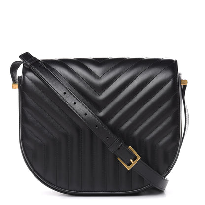 Saint Laurent Calfskin Quilted Y Joan Satchel Black 1 of 13