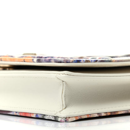 Christian Dior Calfskin KaleiDiorscopic Diorama Wallet On Chain Pouch Latte Multicolor 10 of 10