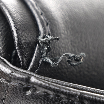 Chanel Lambskin Chevron Quilted Jumbo Double Flap So Black 13 of 14