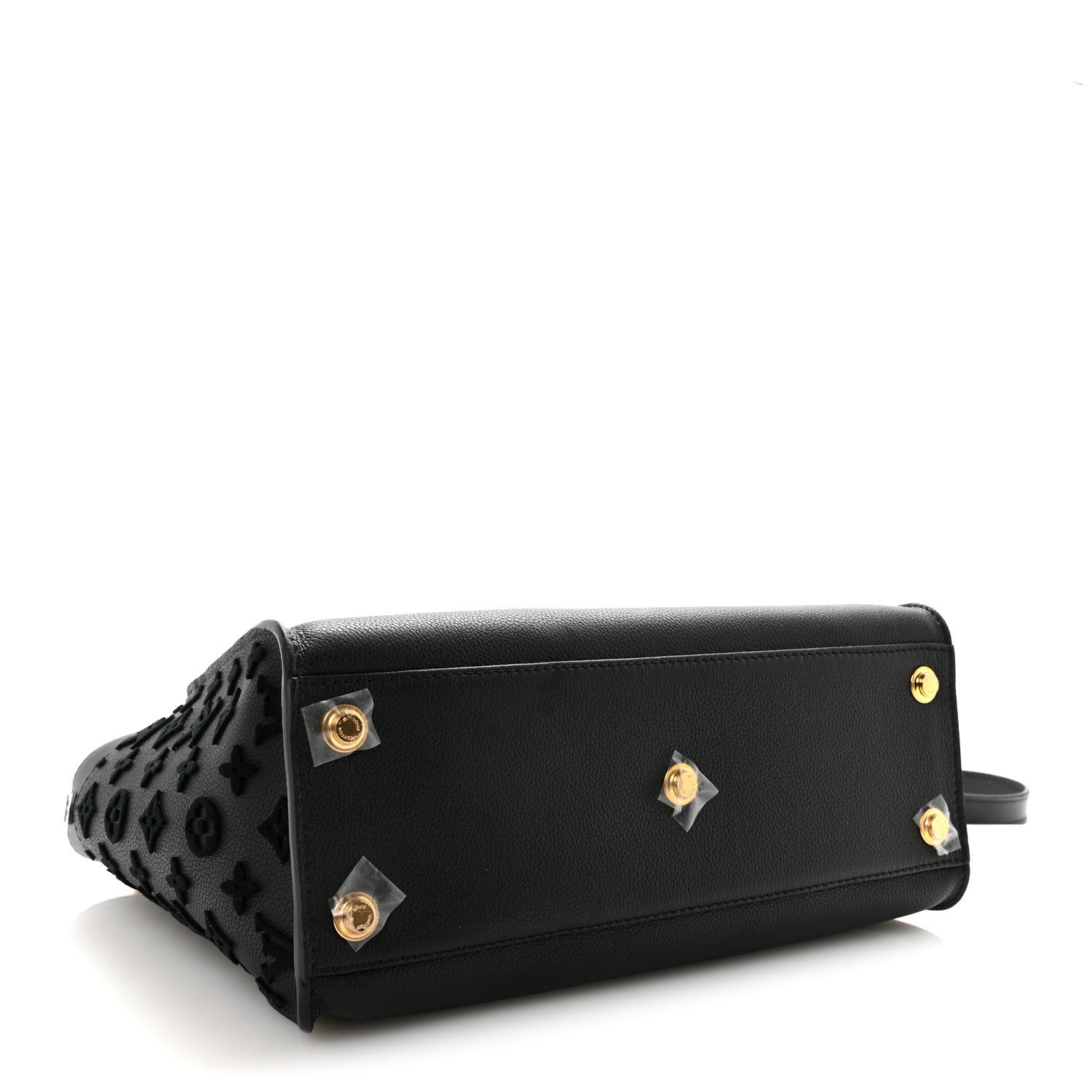 Louis Vuitton Calfskin Monogram Tufting On My Side Black 4 of 9
