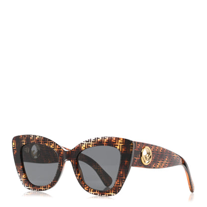 Fendi Acetate F is Fendi FF 51mm Cat Eye Sunglasses 0327/S Tortoise Camouflage 1 of 7