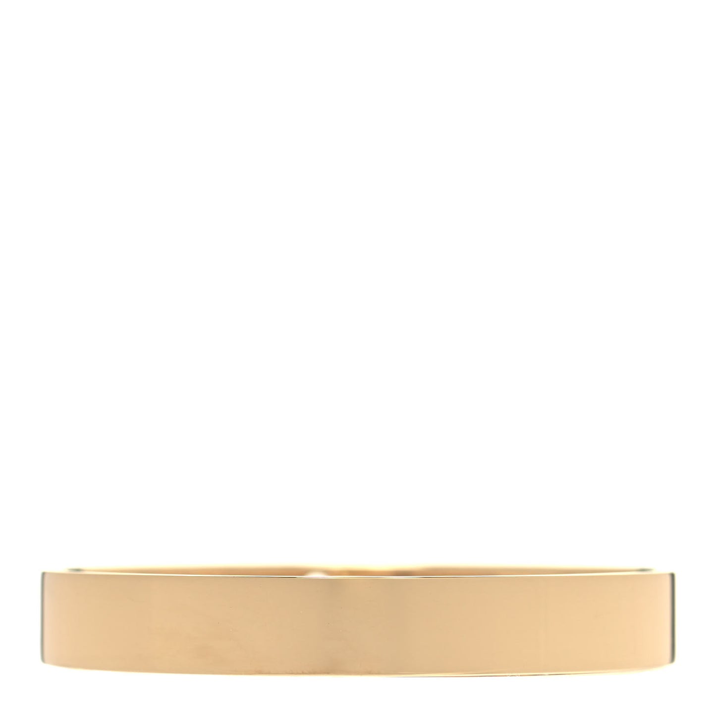 18K Yellow Gold Diamond Narrow Locks Bangle Bracelet