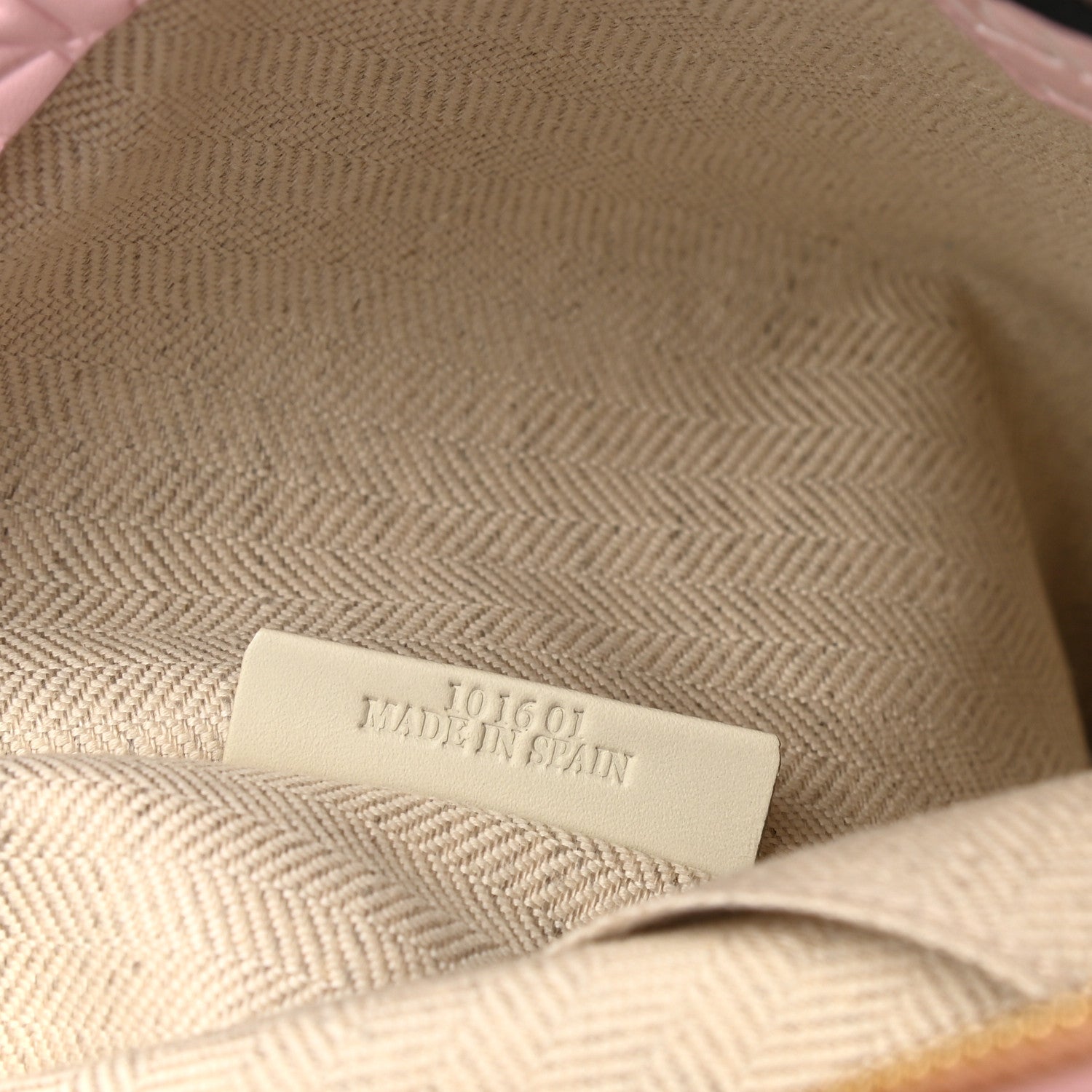 Loewe Calfskin Embossed Repeat T Pouch Soft pink 7 of 8