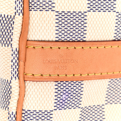 Louis Vuitton Damier Azur Speedy Bandouliere 25 10 of 27