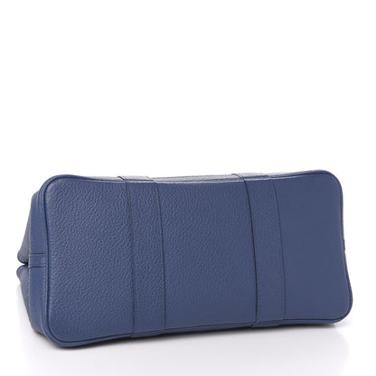 Hermes Vache Country Garden Party Tote 36 MM Bleu Agate 4 of 11