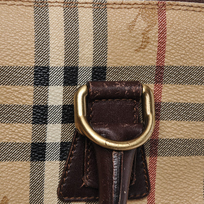 Burberry Haymarket Check Picadilly Bowler Brown 9 of 10